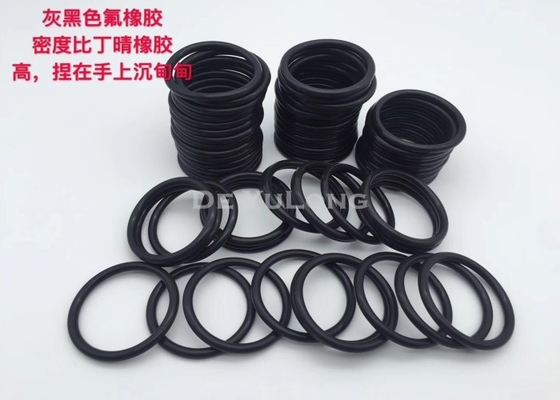 Rubber Hydraulische O-ringen/de O-rings Zwarte Kleur Op hoge temperatuur van Weerstandsjapan  FKM