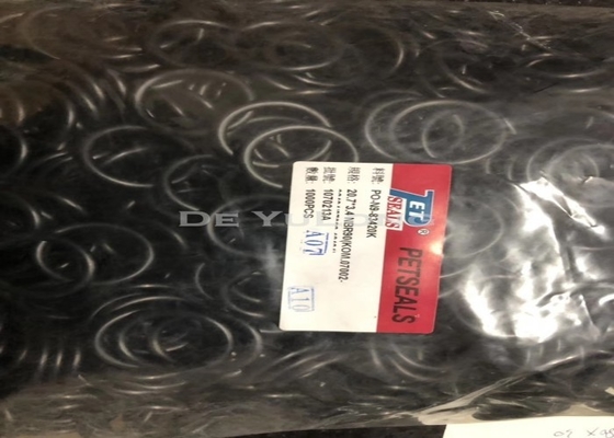 Rubber Hydraulische O-ringen/de O-rings Zwarte Kleur Op hoge temperatuur van Weerstandsjapan  FKM